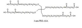 四臂-PEG-丁二酸單酰胺酯 4arm-PEG-ASA 四臂-PEG-丁二酸單酰胺酯 4arm-PEG-ASA